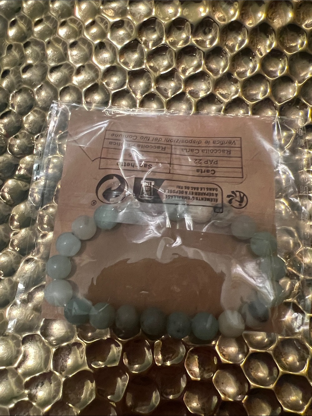#2525**Confidence Amazonite Beaded Stretch Bracelet - Natural Handmade Jewelry - Picture 5 of 16